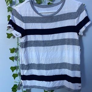 american eagle comfy striped tee